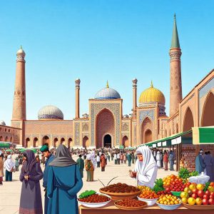 ilustrasi Jejak Sejarah dan Kuliner Halal di Samarkand, Uzbekistan
